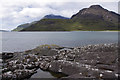 NG5118 : Rocky shore, Camas Fhionnairigh by Ian Taylor