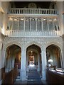 SP9912 : Ashridge House - Minstrels Gallery above arches by Rob Farrow