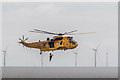 TM1714 : Air/Sea Rescue Demonstration, Sea King Helicopter, Clacton, Essex by Christine Matthews