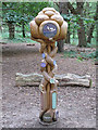 TM4766 : Wood sculpture, RSPB Minsmere by Roger Jones