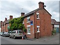 SP0943 : Chequered brick houses at Bretforton by Christine Johnstone