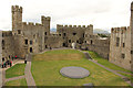 SH4762 : Caernarfon Castle, upper ward by Richard Croft