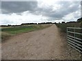 SP2009 : Track running west from Downs Farm by Christine Johnstone