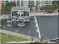 TQ4080 : Emirates Cable Car across the Thames, London E1 by Christine Matthews