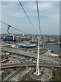 TQ3980 : Emirates Cable Car across the Thames, London E1 by Christine Matthews