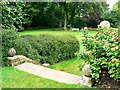 SP2429 : Steps down to the croquet lawn, Chastleton House, Chastleton, Oxfordshire by Brian Robert Marshall