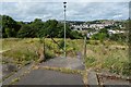 NS2675 : Start of a path over waste ground by Lairich Rig