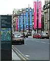 NS5965 : Banners on George Square by Thomas Nugent