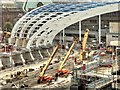 SJ8499 : New Roof Construction at Victoria Station - September 2014 by David Dixon