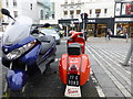 W6771 : Parked scooters, Cork by Kenneth  Allen