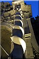 SP5106 : Spiral column on the University Church Of St. Mary The Virgin by Steve Daniels