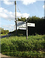 TL7348 : Roadsign on Mare Hill by Geographer