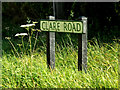 TL7348 : Clare Road sign by Geographer