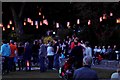 SZ0891 : Lanterns along the pathways, Bournemouth Festival of Fire and Light by Derek Voller