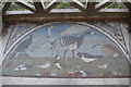 NY2262 : 'Roman' mosaic, Bowness on Solway by Stephen McKay