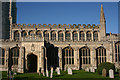 TL9149 : South face of nave, SS Peter & Paul, Lavenham by David Kemp