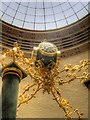 SJ8397 : Clock and Oculus, Manchester Central Library Reading Room by David Dixon