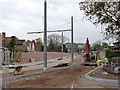 SK5438 : Car park entrance under construction by Alan Murray-Rust