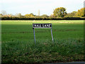 TM1781 : Hall Lane sign by Geographer