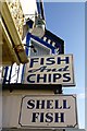 SS5247 : Fish & Chips shop signs by David Lally