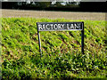 TM1782 : Rectory Lane sign by Geographer