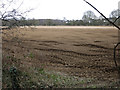 TL7491 : Prepared field by Lodge Road by Hugh Venables