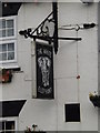 TM1378 : White Elephant Public House sign by Geographer