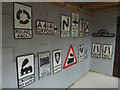 SP1620 : Pre-Worboys road signs, Cotswold Motoring Museum, Bourton-on-the-Water by Robin Stott