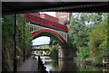 SJ8397 : Railway Bridge over the Rochdale Canal by N Chadwick