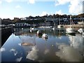 SH5738 : Mapped mudbank within Porthmadog Harbour by Christine Johnstone