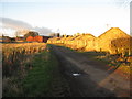 NT4265 : Derelict cottages at Peaston by M J Richardson