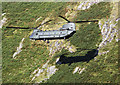 NY3211 : A Chinook helicopter in the Pass of Dunmail Raise by Walter Baxter