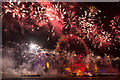 TQ3079 : 2015 New Year Fireworks, London SE1 by Christine Matthews