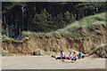 SD2709 : Dunes, beach and pine woods north of Formby Point by Phil Champion