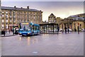 SE1416 : Bus Stops on Railway Street by David Dixon