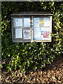 TM1141 : Copdock & Washbrook Village Notice Board by Geographer