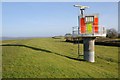 ST6196 : Navigation beacon beside the River Severn by Philip Halling