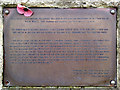 TV5197 : Plaque to commemorate the deaths of Canadian soldiers here in 1940 by Robin Stott