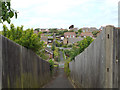 TQ4700 : Footpath between Carlton Road and Clementine Avenue, Seaford by Robin Stott