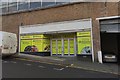 SJ8445 : Newcastle-under-Lyme: The ghost of Woolworths on Friars Street by Jonathan Hutchins