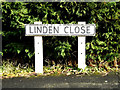 TM4557 : Linden Close sign by Geographer