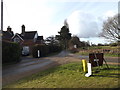 TM4557 : Golf Lane & footpath to the A1094 Saxmundham Road by Geographer