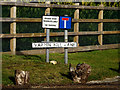 TM4558 : Warren Hill Lane sign by Geographer