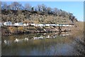 SO8346 : Caravans reflected in the River Severn by Philip Halling