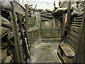 SJ4065 : World War I Trench in Cheshire Military Museum by Jeff Buck