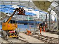 SJ8498 : Building Work at Victoria Station (February 2015) by David Dixon