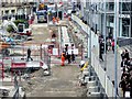 SJ8398 : Exchange Square Metrolink Stop Construction (2CC) by David Dixon