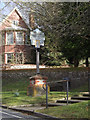 TM0475 : Botesdale Village sign by Geographer