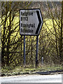 TM0676 : Roadsigns on the A143 Botesdale Bypass by Geographer