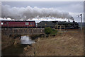 SD5071 : Steam train at Keer Bridge by Ian Taylor